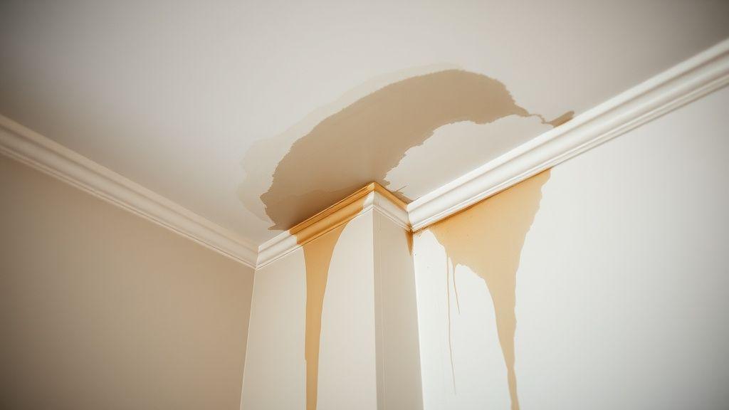 Signs of a hidden water leak in the home