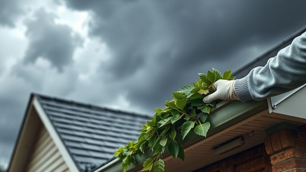 Preparing a roof for the monsoon season
