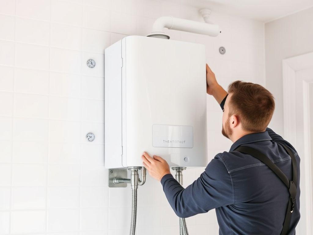 Storage water heater installation